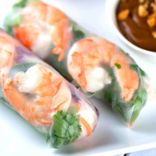 4. Shrimp Salad Rolls (4 pcs)